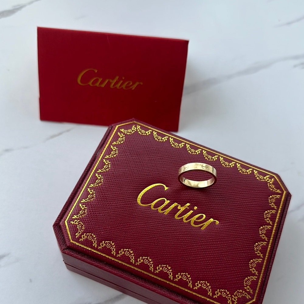 Cartier Gold Ring with Box